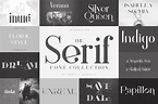 The Serif Font Collection | Serif Fonts ~ Creative Market
