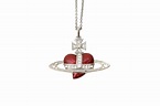 Lot 2 - Vivienne Westwood Red Heart Large Orb Pendant