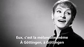 Barbara - Göttingen (paroles) - 1966 - YouTube