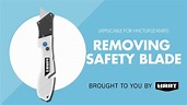 FAQ: Remove the Safety Blade on the HART Flip Utility Knife - YouTube