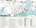 Kingston Tourist Attractions Map - Ontheworldmap.com