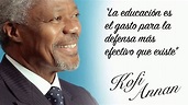 Kofi Annan: Sus frases más importantes. - YouTube
