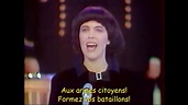 La Marseillaise - Mireille Mathieu - lyrics - YouTube