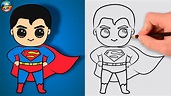COMO DIBUJAR A SUPERMAN KAWAII - HOW TO DRAW SUPERMAN - YouTube