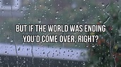 If The World Was Ending - Jp Saxe & Evaluna Montaner |Letra| - YouTube