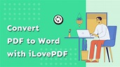 Cómo usar iLovePDF convertir PDF a Word online gratis | UPDF