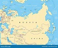 Mapa Político De Eurasia Ilustración del Vector - Imagen: 83293280