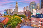 Horizonte de Boston, Massachusetts, Estados Unidos — Foto de stock ...