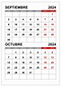 Calendario septiembre, octubre 2024 – calendarios.su