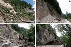 Typical landslides revealed by the field investigation: a debris slide ...