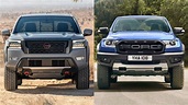 2022 Nissan Frontier vs Ford Ranger Raptor - YouTube