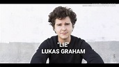 LIE - LUKAS GRAHAM (Lyrics Video) - YouTube