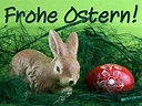 Osterhase mit Osterei - Frohe Ostern - Ostern Hintergrund für Desktop