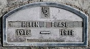 Helen Pease (1918-1918) - Mémorial Find a Grave