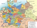 Karte des Großdeutschen Reiches 1943 | Landkarte deutschland ...