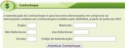 Portal do Servidor DF - Como Emitir Contracheque Online