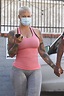Amber Rose - Out for sushi following a workout session in West ...
