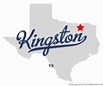 Map of Kingston, TX, Texas