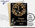Happy New Year's Eve Card Printable Card New Year Card - Etsy España