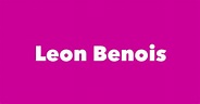 Leon Benois - Spouse, Children, Birthday & More