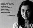Las 15 mejores frases de Ana Frank - Internesante