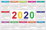 Free Download Calendar 2020