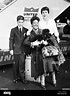 Ethel Merman, center, with her children, from left, Robert Levitt, and ...