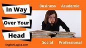 In Way Over Your Head - Idiom | Everyday English | Business English ...