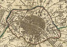 Antiguo mapa de París 1895 Mapa de París en 5 tamaños de | Etsy