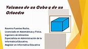 Volumen del cubo y del ortoedro - YouTube