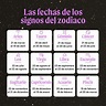 Horóscopo: las fechas de cada signo del zodiaco y por qué