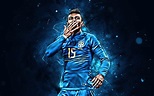 Download wallpapers Paulinho, blue uniform, Brazil National Team, goal ...