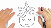 Cómo dibujar un Unicornio Paso a Paso y fácil - YouTube