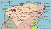 Interactive Map of Yucatan State, Mexico - MexConnect