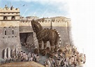 Scena ingresso del Cavallo a Troia – arch. Panaiotis Kruklidis