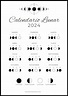 Calendario lunar 2024 ️ para imprimir