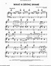 What A Crying Shame sheet music for voice, piano or guitar (PDF)