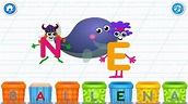 Aprendamos letras ABC - Juego educativo para niños, español - YouTube