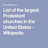 List of the largest Protestant churches in the United States ...