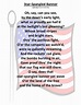 Star Spangled Banner Printable