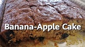 Banana-Apple Cake (easy recipe) - YouTube