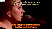 Adele - Someone Like You SUBTITULADO EN ESPAÑOL Y EN INGLES SUB HD ...