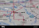 Stuttgart arkansas on a map hi-res stock photography and images - Alamy