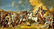 Szene aus dem Trojanischen Krieg von Antonio Rafaelle Calliano ...