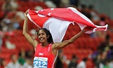 Shanti Pereira breaks national women's 100m, 200m records