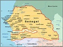SENEGAL - MAPAS GEOGRÁFICOS DE SENEGAL