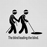 The blind leading the blind. 362622 Vector Art at Vecteezy