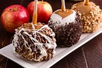 Deliciosas manzanas cubiertas de chocolate y cacahuate, ideales para ...