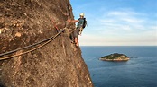 Rock climbing on Sugarloaf Mountain in Rio de Janeiro - Via Ferrata CEPI