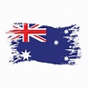 Australia Flag With Watercolor Brush style design vector 3049836 Vector ...